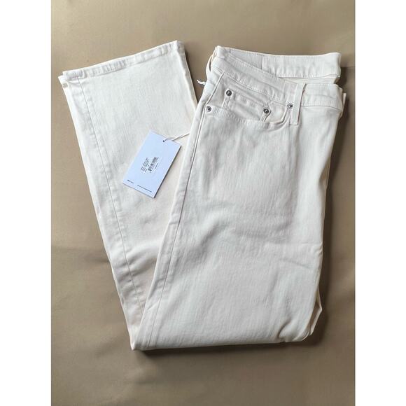 Edwin Elin Crop Vanilla Straight Leg Jeans 32 NWT - Picture 5 of 15